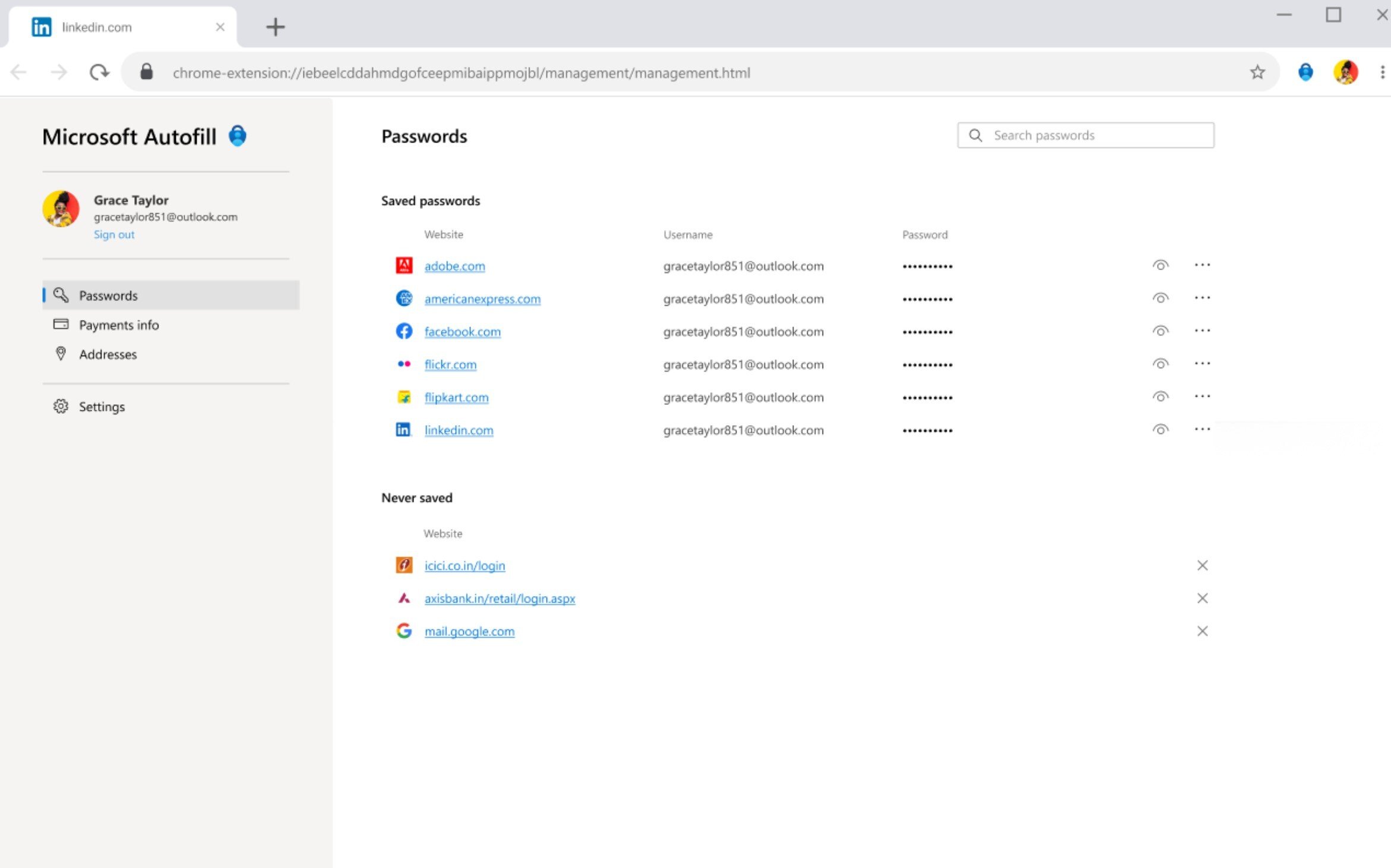 Microsoft, Chrome için Otomatik Parola Doldurma Eklentisini Emekliye Ayırıyor